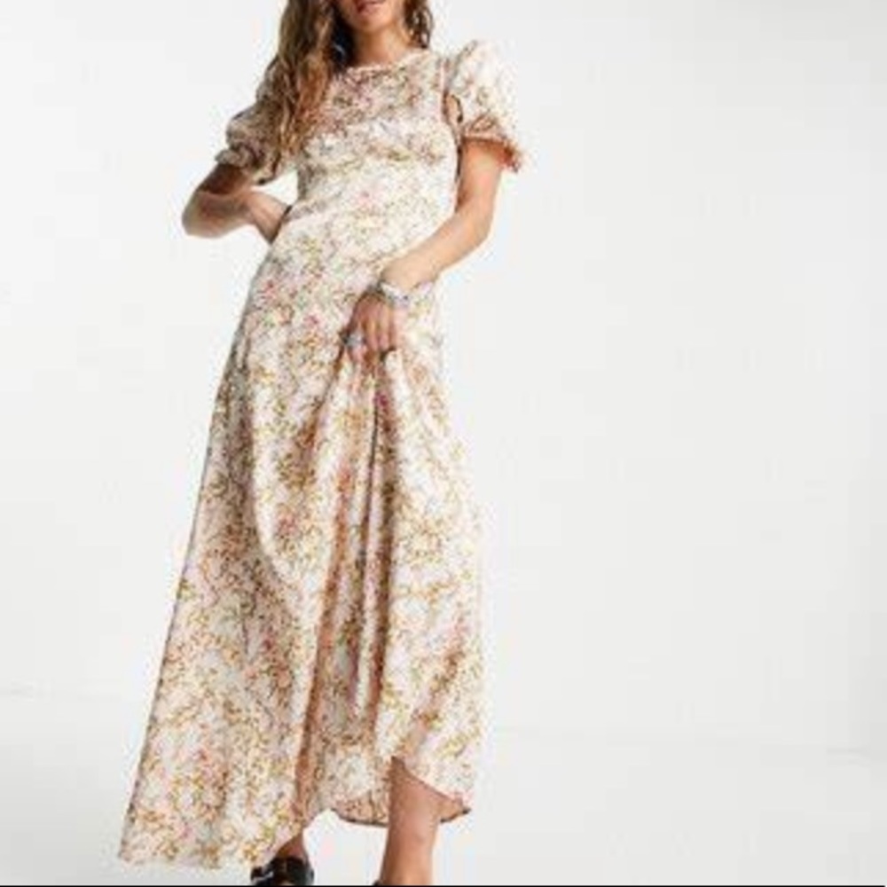 ASOS Reclaimed Vintage Inspired couture maxi dress